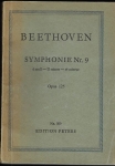BEETHOVEN - IX. SYMPHONIE, OP. 125