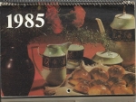 NÁSTENNÝ KALENDÁR GAZDINKA 1985
