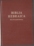 BIBLIA HEBRAICA STUTTGARTENSIA