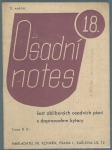 OSADNÍ NOTES 18. 